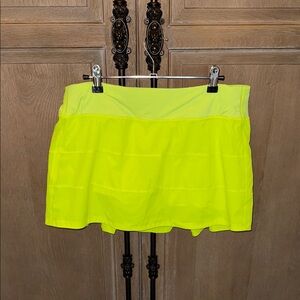 lululemon athletica Neon Yellow Skirt